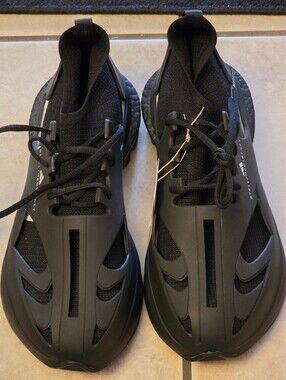 Men's Black Stellar Mccartney Rubber And Mesh Sneakers